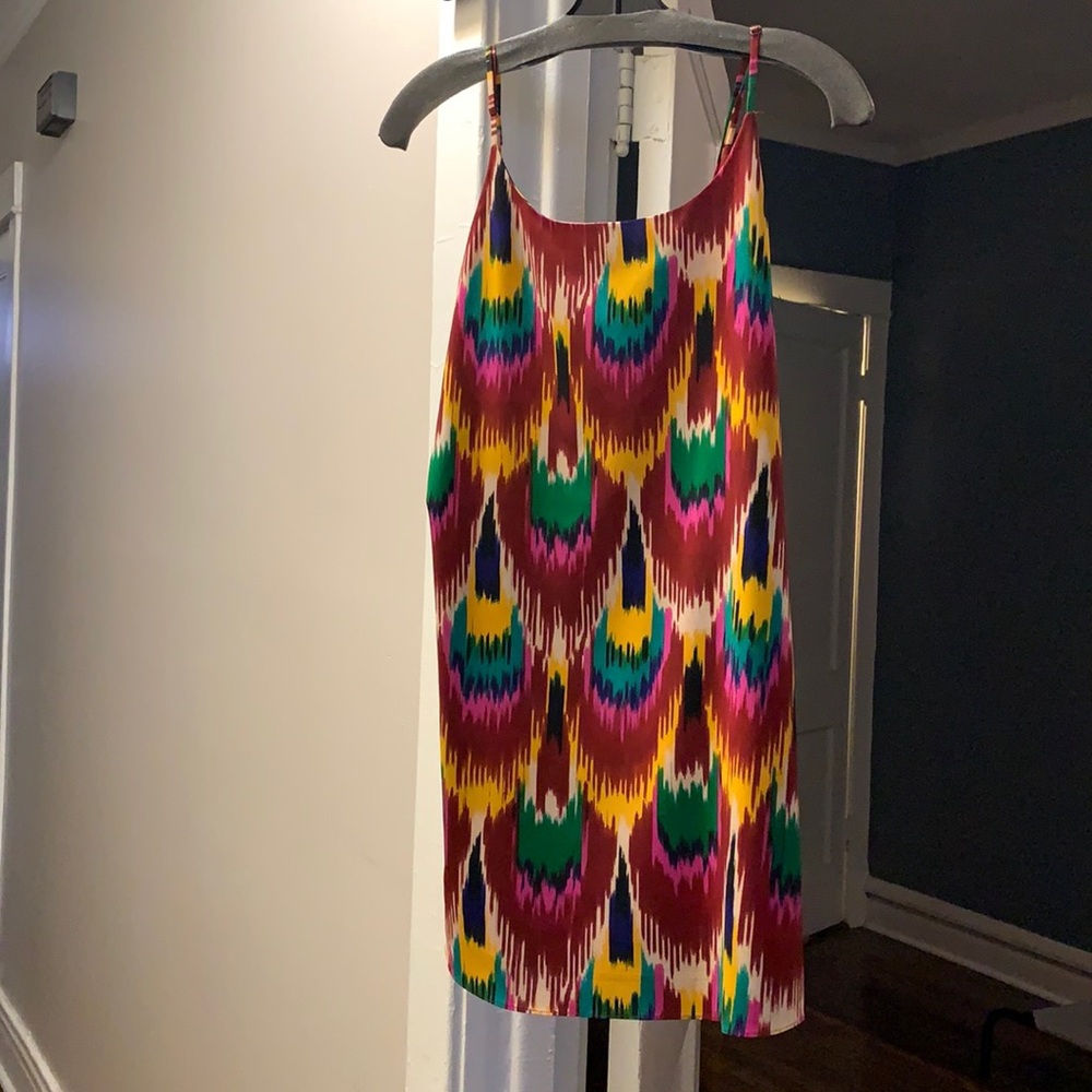 Alice + Olivia Tribal Wave Print Mini Dress